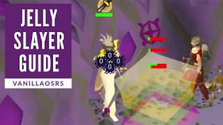 OSRS Jelly Slayer Guide  Safespots and Magic  Ranged  Melee Tactics [upl. by Jahdai]