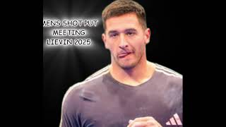 Mens Shot Put Meeting Lievin 2025 [upl. by Saideman783]