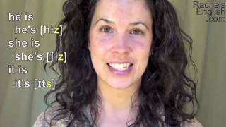 How to Pronounce Contractions American English Pronunciation [upl. by Iadahs]