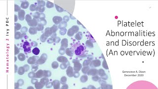 Platelet Abnormalities and Disorders [upl. by Elamor]