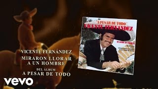 Vicente Fernández  Miraron Llorar a un Hombre Cover Audio [upl. by Amersham505]