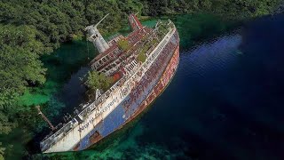 12 Most Amazing Abandoned Ships In The World [upl. by Lemej]