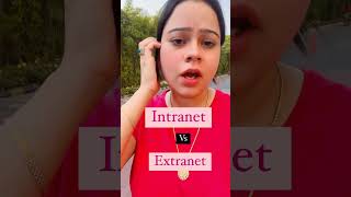 Intranet vs Extranet [upl. by Brander199]