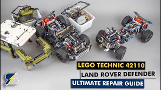 LEGO Technic 42110 Land Rover Defender Ultimate repair guide [upl. by Asoj]