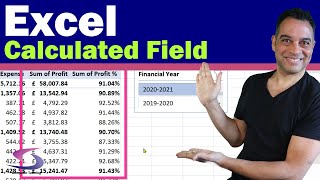 How to use a Pivot Table Calculated Field [upl. by Enitnatsnoc189]