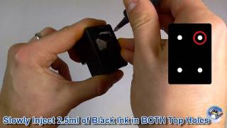 How to Refill HP 302 HP 304 amp HP 62 Black Ink Cartridges [upl. by Kaya]