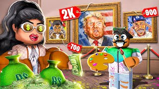 Roblox Starving Artists💰Donation Game [upl. by Nelo793]