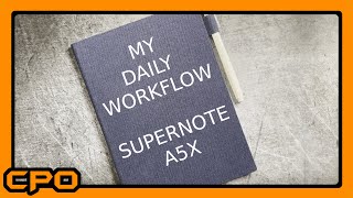 My Daily Workflow  Ratta Supernote A5X [upl. by Tuchman]