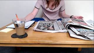 ASMR Sorting Newspapers And Magazines Intoxicating Sounds Sleep Help Relaxation [upl. by Oaht343]