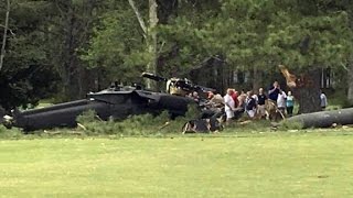 Deadly Blackhawk crash at golf course [upl. by Airdnaed]