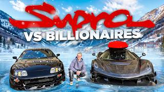 1000HP Supra terrorizing Billionaires Hypercarmeet in Switzerland [upl. by Alisun]