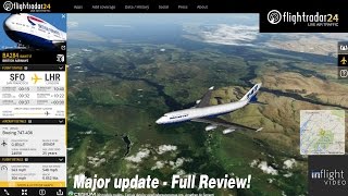 Flightradar24 Major Update Full Review [upl. by Pilif576]