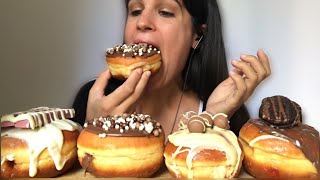 ASMR  EATING DONUTS  MUKBANG [upl. by Aicinad918]