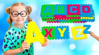 ABC Song  More Nursery Rhymes amp Kids Songs  Diana Roma Show [upl. by Cele]