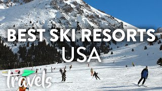 Top 10 Ski Resorts in the US  MojoTravels [upl. by Ahcorb396]