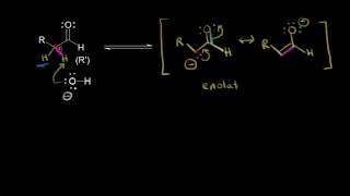 Ketoenol tautomerization by Jay  Alpha Carbon Chemistry  Organic chemistry  Khan Academy [upl. by Darrick813]