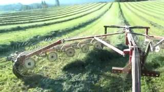 Raking Hay at Front Porch Farm 2 of 3 [upl. by Dennett]