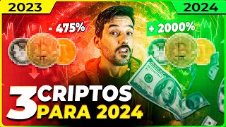 3 CRIPTOMOEDAS PROMISSORAS PARA INVESTIR PARA 2024 [upl. by Dame]