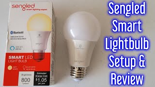 Sengled Smart LED Lightbulb Setup And Review [upl. by Eseuqcaj]