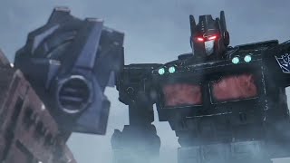 Optimus Prime VS Nemesis Prime  Transformers War For Cybertron  Kingdom [upl. by Ware]