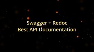 Best API Documentation  Using Swagger  Redoc [upl. by Eniarda528]