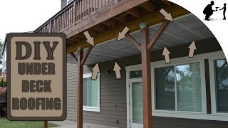 DIY How to Install UnderDeck Roofing [upl. by Inaleon]