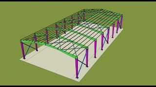 Steel Structure Construction with Tapered Section  Components of Steel Structure [upl. by Ordnasil]