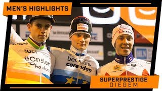 2017 Superprestige Diegem Mens Highlights [upl. by Nyledaj]