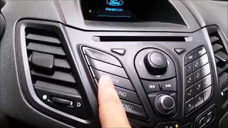 How To Enter Ford Fiesta Radio Code [upl. by Oileduab835]