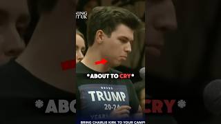 Charlie Kirk Makes a WOKE Activist CRY shorts charliekirk debate [upl. by Eenaffit]