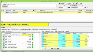 Comment calculer le fiche de paie congé annuel GRH 09 [upl. by Ecyor]