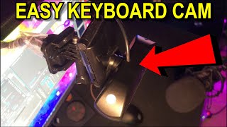 Easy Way To Setup A Keyboard Cam in 2021  2 in 1 Product for BEST Angle and Light [upl. by Okimuk]