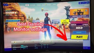 BEST GAMING MONITOR SETTINGS 2025 FOR FORTNITE AND BO6  PC  PS5  XBOX SERIES X [upl. by Nnuahs]