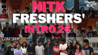 NITK Freshers Intro 2K26 [upl. by Joses]