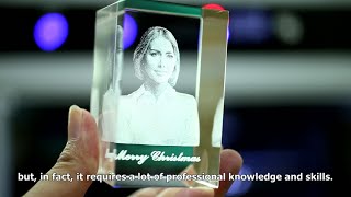 HOW TO MAKE A 3D CRYSTAL PHOTO [upl. by Meesan]