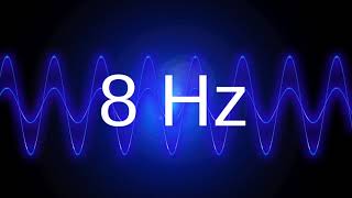 8 Hz clean pure sine wave BASS TEST TONE frequency [upl. by Einnoj]