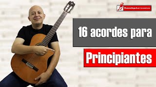 16 acordes de guitarra para principiantes [upl. by Otiragram]