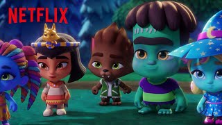 Super Monsters Once Upon a Rhyme Trailer 📖 Netflix Jr [upl. by Aisatsana519]