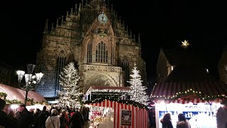 German Christmas Market  Nuremberg  One of the Best in Europe [upl. by Hoshi218]