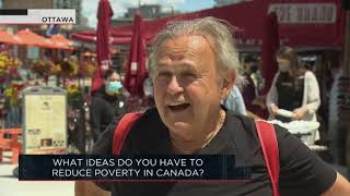 What ideas do you have to reduce poverty in Canada  OUTBURST [upl. by Anilok503]