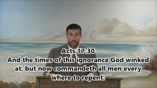 Repentance and Salvation wscriptures on screen  Pastor Steven Anderson [upl. by Amalee]