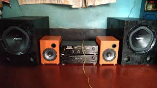 Home Stereo With Car Speakers JBL CS762Si coaxial with Sony XSNW120002 Subwoofer [upl. by Elia850]