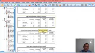 VIDEO TABLA FRECUENCIAS CON SPSS [upl. by Hagen699]