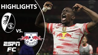 German Cup FINAL Freiburg vs RB Leipzig  Full Highlights  ESPN FC [upl. by Latham719]