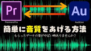 【Adobe Audition】たった2分で動画の音質を格段にアップさせる方法〜初心者向け〜 [upl. by Hsihsa942]