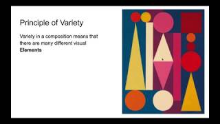 Principles of Art Variety and Unity [upl. by Natsuj]