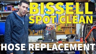 Bissell SpotClean hose replacement  How to video [upl. by Eeliak]