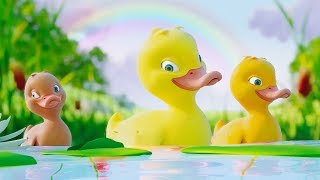 Cinco Pequeños Patitos  Canciones Infantiles  El Reino Infantil [upl. by Lopes]