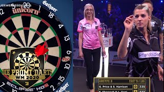 Gruppe B Sarah Harrison amp Gerwyn Price vs Fallon Sherrock amp Luca Toni  Promi Darts WM  ProSieben [upl. by Bank873]