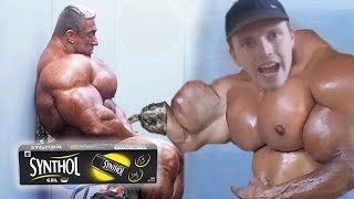 Fake Synthol Muscle Man Fights Real MMA Fighter His Arm Leaks [upl. by Skelly]